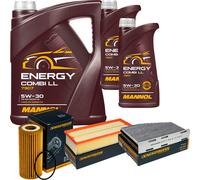 Denckermann Controllo Set mannol Station Wagon Ll 5W-30 7L per Audi Q3 2.0 TFSI