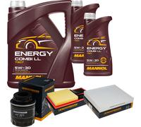 Denckermann Controllo Set mannol Station Wagon Ll 5W-30 7L per Škoda Roomster