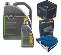 DENCKERMANN Controllo Set MB 5W-30 229.52 6L Per Mercedes-Benz C-Klasse