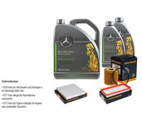 Denckermann Controllo Set MB 5W-30 229.52 7L per Smart Fortwo Coupe 0.8 CDI