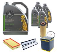 DENCKERMANN Controllo Set MB 5W-30 229.52 9L Per Mercedes-Benz E-Klasse