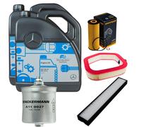 DENCKERMANN Controllo Set MB 5W-40 229.5 10L Per Mercedes-Benz SL 300 SL-24