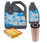 DENCKERMANN Controllo Set MB 5W-40 229.5 6L Per Mercedes-Benz C-Klasse