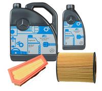 DENCKERMANN Controllo Set MB 5W-40 229.5 6L Per Mercedes-Benz C-Klasse
