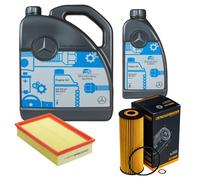 DENCKERMANN Controllo Set MB 5W-40 229.5 6L Per Mercedes-Benz E-Klasse