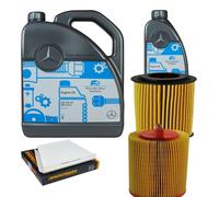 DENCKERMANN Controllo Set MB 5W-40 229.5 6L Per Mercedes-Benz E-Klasse