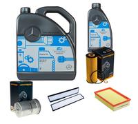 DENCKERMANN Controllo Set MB 5W-40 229.5 6L Per Mercedes-Benz E-Klasse