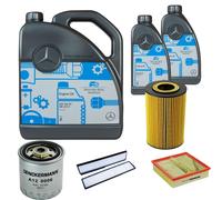 DENCKERMANN Controllo Set MB 5W-40 229.5 7L Per Mercedes-Benz E-Klasse