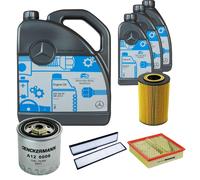 DENCKERMANN Controllo Set MB 5W-40 229.5 8L Per Mercedes-Benz E-Klasse