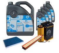 DENCKERMANN Controllo Set MB 5W-40 229.5 9L Per Mercedes-Benz C-Klasse