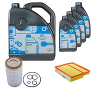 DENCKERMANN Controllo Set MB 5W-40 229.5 9L Per Mercedes-Benz CLK 320 C 240
