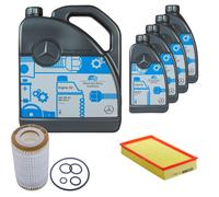 DENCKERMANN Controllo Set MB 5W-40 229.5 9L Per Mercedes-Benz E-Klasse
