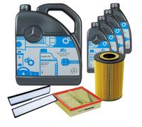 DENCKERMANN Controllo Set MB 5W-40 229.5 9L Per Mercedes-Benz E-Klasse