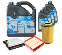 DENCKERMANN Controllo Set MB 5W-40 229.5 9L Per Mercedes-Benz E-Klasse