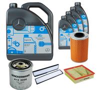 DENCKERMANN Controllo Set MB 5W-40 229.5 9L Per Mercedes-Benz E-Klasse