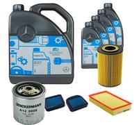 DENCKERMANN Controllo Set MB 5W-40 229.5 9L Per Mercedes-Benz E-Klasse
