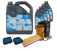 DENCKERMANN Controllo Set MB 5W-40 229.5 9L Per Mercedes-Benz S-Klasse Coupe