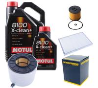 Denckermann Controllo Set Motul 8100 5W-30 6L per Audi A4 Avant 2.0