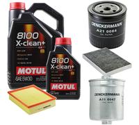 DENCKERMANN Controllo Set Motul 8100 5W-30 6L Per Audi A6 2.4 2.8