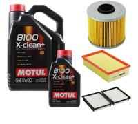 Denckermann Controllo Set Motul 8100 5W-30 6L per BMW 3er Compatto