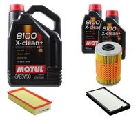 DENCKERMANN Controllo Set Motul 8100 5W-30 7L Per BMW 5er