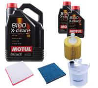 Denckermann Controllo Set Motul 8100 5W-30 7L per Lexus Rx 450h