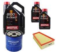 DENCKERMANN Controllo Set Motul 8100 5W-30 7L Per Peugeot 306 2.0 HDi 90