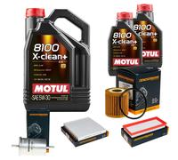 Denckermann Controllo Set Motul 8100 5W-30 7L per Smart Fortwo Coupe 0.8