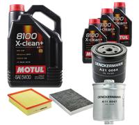 DENCKERMANN Controllo Set Motul 8100 5W-30 8L Per Audi A6 2.4 2.8