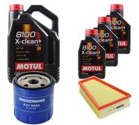 DENCKERMANN Controllo Set Motul 8100 5W-30 8L Per Peugeot 306 2.0 HDi 90
