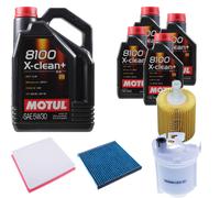 Denckermann Controllo Set Motul 8100 5W-30 9L per Lexus Rx 450h AWD