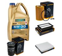 DENCKERMANN Controllo Set Olio 5L RAVENOL SMP 5W-30 per Hyundai i20 1.1 CRDi