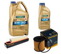 DENCKERMANN Controllo Set Olio 6L RAVENOL SMP 5W-30 per MINI Mini Cooper One