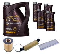 DENCKERMANN Controllo Set Olio MANNOL Extreme 5W-40 9L per Porsche 911 Cabriolet