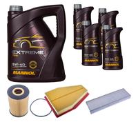 DENCKERMANN Controllo Set Olio MANNOL Extreme 5W-40 9L per Porsche 911 Cabriolet