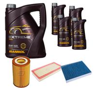 DENCKERMANN Controllo Set Olio MANNOL Extreme 5W-40 9L per VW Touareg 3.0 V6 TSI