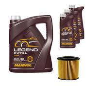 Denckermann Filtro Dell'Olio 8 L mannol Legend Extra 0W-30 per Mercedes-Benz