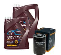 DENCKERMANN Filtro Olio 10L MANNOL Ceramic 5W-40 Per Fiat Ducato Kasten