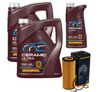 DENCKERMANN Filtro Olio 11L MANNOL Ceramic 5W-40 Per BMW 5 Serie Touring 525d