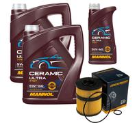 DENCKERMANN Filtro Olio 11L MANNOL Ceramic 5W-40 Per Opel Vectra C Caravan