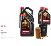 Denckermann Filtro Olio 12L Motul 8100 X-Clean 0W-30 Per Mercedes-Benz