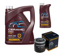 Denckermann Filtro Olio 6L mannol Ceramica Pro 10W-40 per VW Transporter IV Box