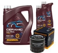 Denckermann Filtro Olio 7L Mannol Ceramic 5W-40 Per Opel Astra G CC 1.6