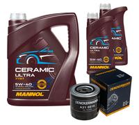 DENCKERMANN Filtro Olio 7L MANNOL Ceramic 5W-40 Per Volvo V70 I 2.5 TDI VW