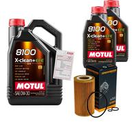 DENCKERMANN Filtro Olio 7L MOTUL 8100 X-CLEAN 0W-30 Per Mercedes-Benz
