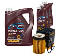 DENCKERMANN Filtro Olio 8L MANNOL Ceramic 5W-40 Per Mercedes-Benz B-Class