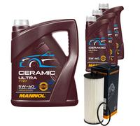 Denckermann Filtro Olio 8L Mannol Ceramic 5W-40 Per Mercedes-Benz S-Klasse