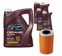 DENCKERMANN Filtro Olio 9L MANNOL Ceramic 5W-40 Per Mercedes-Benz E-Klasse