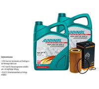Denckermann Filtro Olio Addinol Giga Light 5W-30 10L Per Mercedes-Benz E 220 CDI