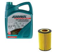 Denckermann Filtro Olio Addinol Giga Light 5W-30 5L Per Audi Allroad 2.5